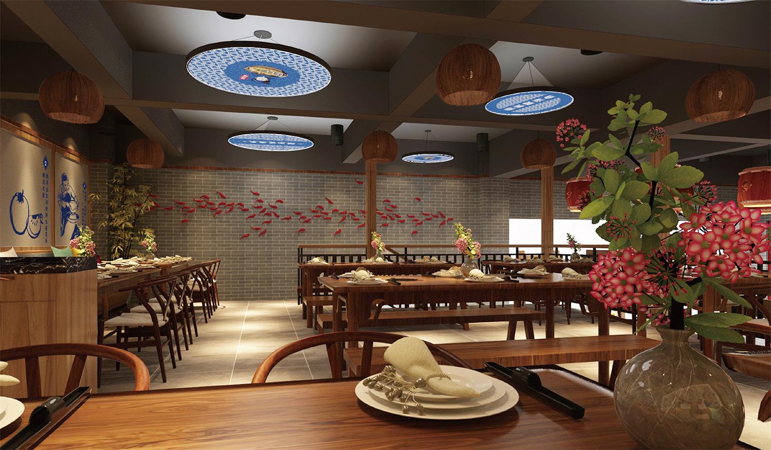 麻辣烫如何让中餐厅的餐饮空间设计，蕴含中国传统文化底蕴？