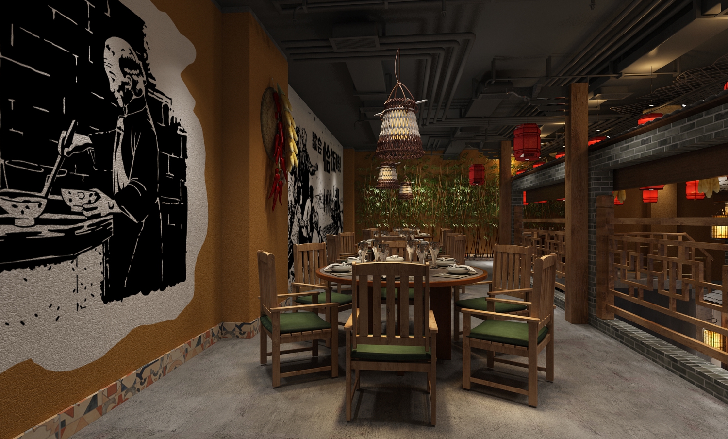 麻辣烫巧用餐饮空间设计，让你的餐厅更具人气！