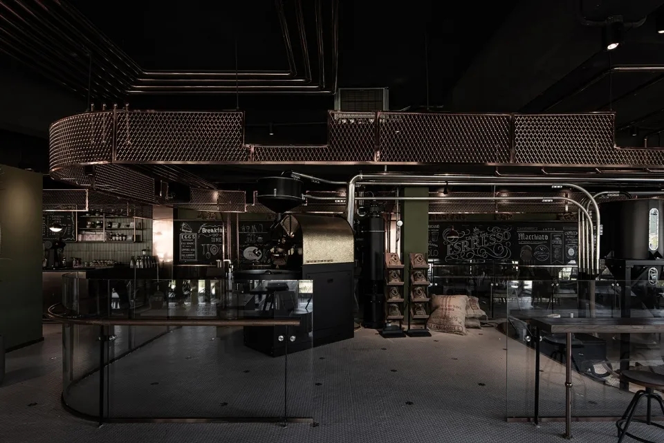麻辣烫硬核的金属质感，让这个杭州餐饮空间设计绝了